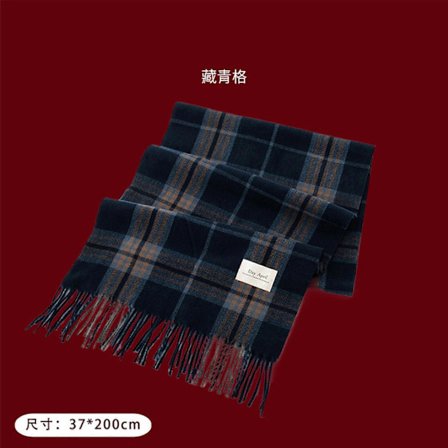 Mysig Rutig Halsduk för Kvinnor Vinter Värme Mjuk Imitation Pashm Sjal Koreansk Stil Design Halsduk 6 6 6 6