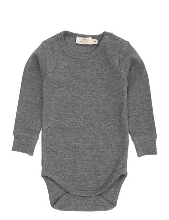 Copenhagen Colors Modal Rib Ls Body - Grey - 68