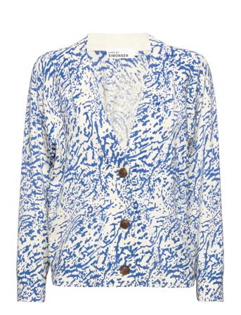 Anikb Knit Cardigan Patterned Karen By Simonsen