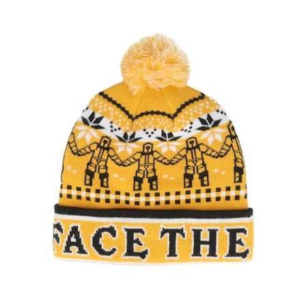 The North Face - Geel pom Beanie - Kids Ski Tuke Yellow Pom @ Hatstore