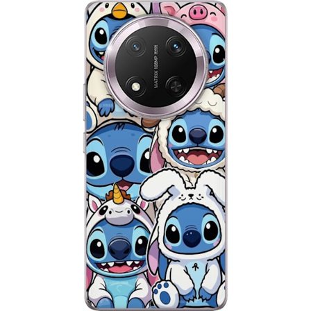 Kompatibelt Mobildeksel til Honor Honor Magic7 Lite Stitch Disney Lilo Stitch blå alien søt figur