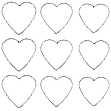 9 st Broderikit Hantverk Ring Båge Makramé Krans Ring Hjärta Drömfångare Ringar