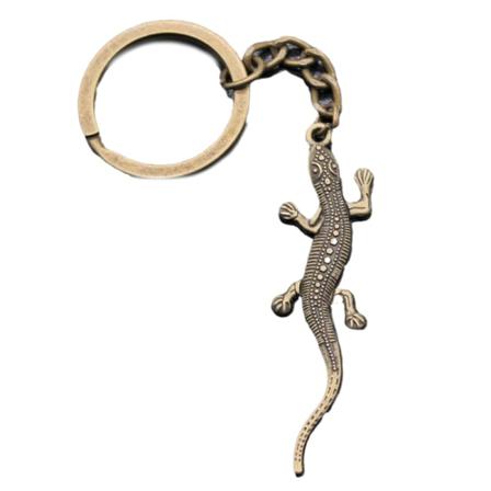 E Bag Nyckelring Reptil Lizard Djurhänge Present Män Dam Bil