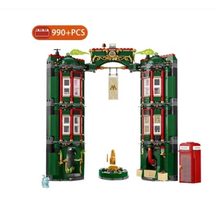 Nytt 1083-delars magiskt trollkarlsuniversum från klassiska filmer - 12 Grimmauld Place byggklossleksaker för barn, present