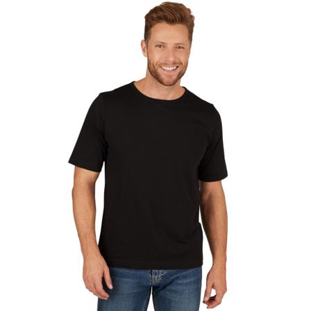 Tectake Herr-t-shirt Med Rund Hals Svart Black M