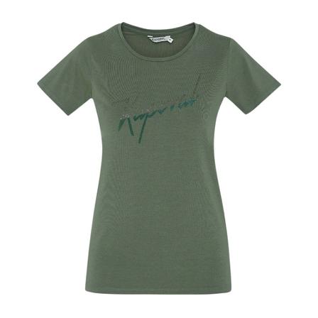 Kaporal, Tee shirt logo Groen, Dames, Maat:S
