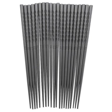 Fiberglass spisepinner sett gjenbrukbare oppvaskmaskinsikre spisepinner restaurant innflyttingsgave (10 par)