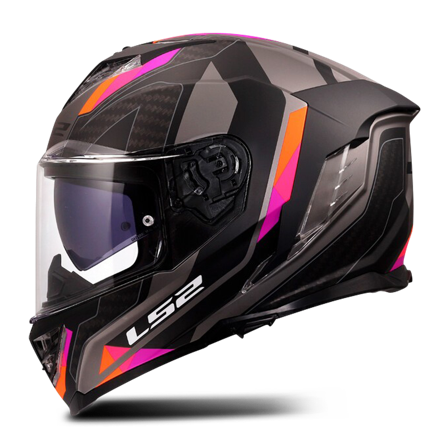 Helhjelm LS2 FF818 Storm III Sporty Grå/lilla M