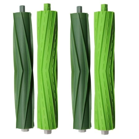 Gummiborste / Rullborste 4-pack Grön iRobot Roomba e/i/j-serie Grön