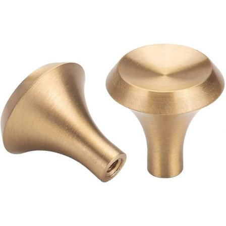 10 stk. messing skabsknopper trækhåndtag til badeværelsesskabe møbler fi