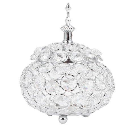 Europeisk krystall jern lysestaker lysestake retro hjem dekorasjon bord midtpunkt