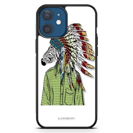 Bjornberry Hårdskal iPhone 12 Mini - Hipster Zebra
