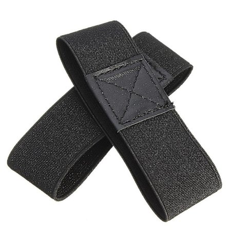 Sort Elastisk Skorem Rem til Banket Løse Højhælede Sko Dans