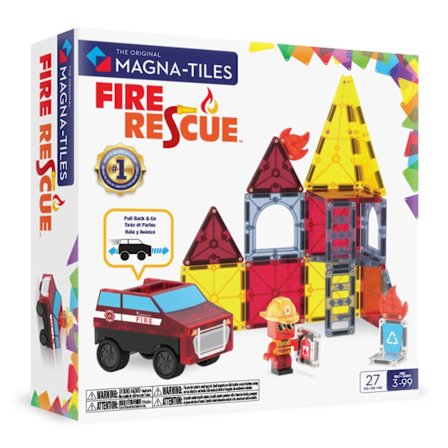 Magna-Tiles Fire Rescue 27 delar