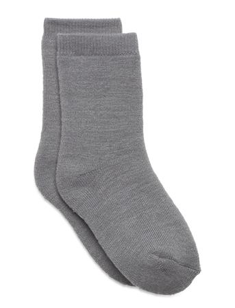 Nmmwaksi Wool Terry Sock Xxii Socks & Tights Socks Harmaa Name It