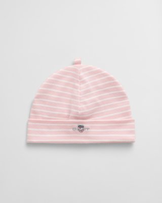 GANT - Stripete lue til baby blushing pink
