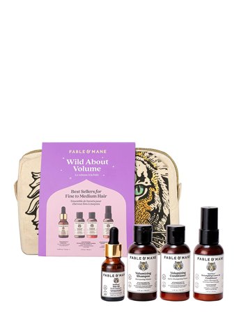 Fable and Mane Fable & Mane Wild About Volume Set - Nude - 165 ML