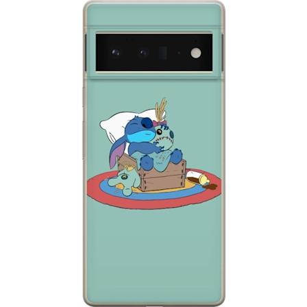 Google Pixel 6 Pro L pin kyv kuori Stitch nukkui hyvin