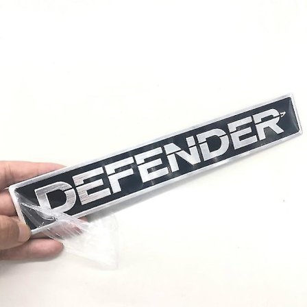 Metal Defender Emblem Badge Sticker Auton Tarrat Land Roverille