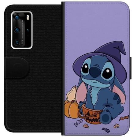 Huawei P40 Pro Lompakkokotelo Stitch noita