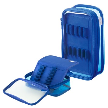 Pencil Case Transparent Blue