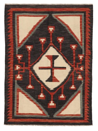 Klein Kelim Moderne Vloerkleed 141X190 Wol