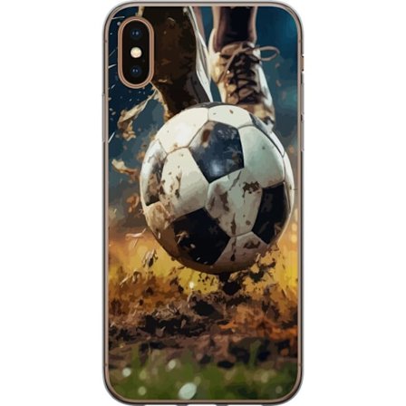 Kompatibel Mobilcover til Apple iPhone X Fodbold