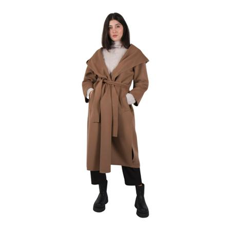 Max Mara Weekend, Belted Coats Bruin, Dames, Maat:XS