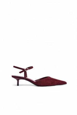 Premium Selection Escarpins en daim - Chaussures en cuir - Bordeaux - EU 38