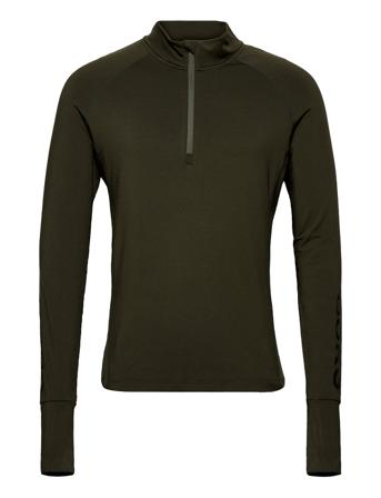 Borg Midlayer Half Zip Sweatshirts & Hoodies Fleeces & Midlayers Grøn Björn Borg