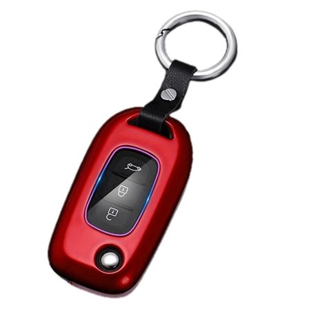 Bilnyckelskydd för Koleos Kadjar - Nyckelskal med Nyckelringshållare - Perfekt Present (FMY)