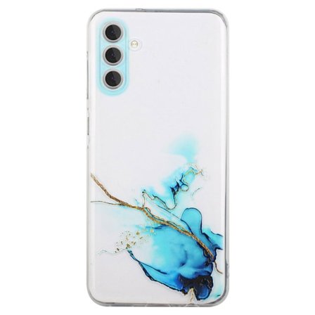 Marble Samsung Galaxy A14 Suojakotelo - Sininen
