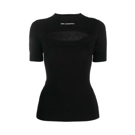 Karl Lagerfeld T-Shirts Sort, Dame