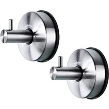 2 stk SUS 304 Rustfritt Stål Vakuumsugerkoppkroker Dusjhold