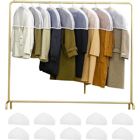 10 stk. - Klesplaggtrekk - Klespose - Klesplaggtrekk for klær - Støvtrekk for klær