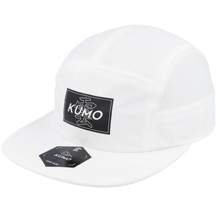 Kumo - Weiss 5panel Cap - Kanji Box Logo Cloudfit White 5-panel @ Hatstore