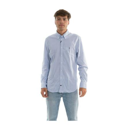 Tommy Hilfiger - Skjortor - Blå - Herr - Storlek: 4xl, Herr, Storlek: 4XL