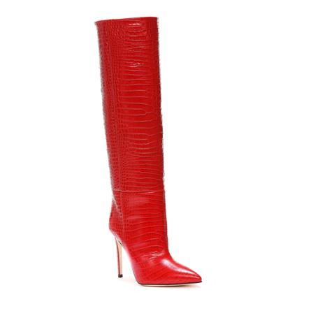 Paris Texas, Boots Rood, Dames, Maat:38 1/2 EU,leather