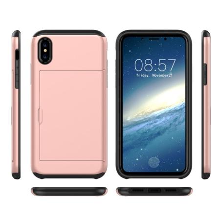 Skal Med Kortfack Till Iphone Xr I Flera Färger Guld
