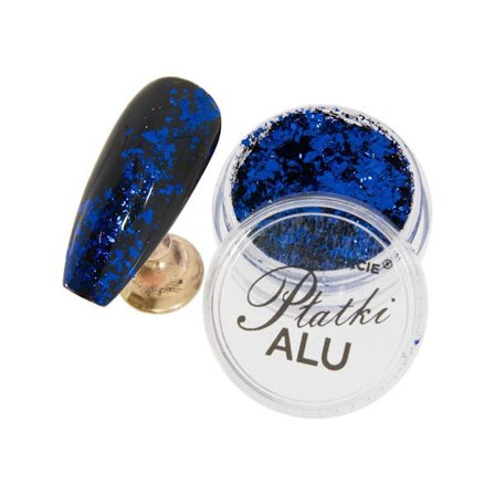 Nageldekorationer - Metall / Alu flingor - 06