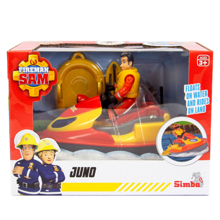 Simba Brandman Sam Jetski Juni med Figur Fordon Unisex Flerfärgad ONESIZE