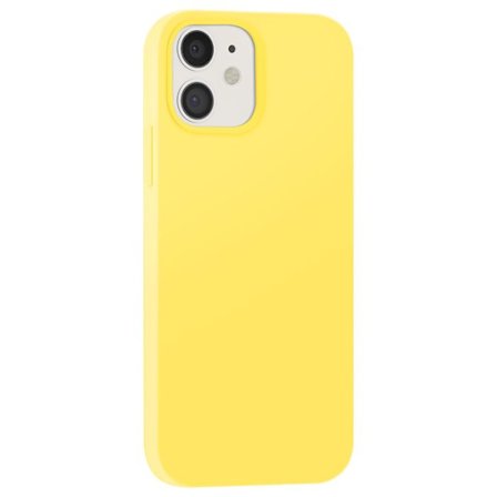 Cover til iPhone 12 / 12 Pro Farvet Skin Edition i TPU med Blødt Inderside Moxie Gul