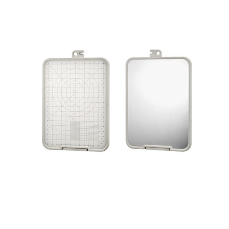 Skærebræt i rustfrit stål, dobbeltsidede køkkenbrætter, stort PP hvedestråbræt, tåler opvaskemaskine (Hvid)