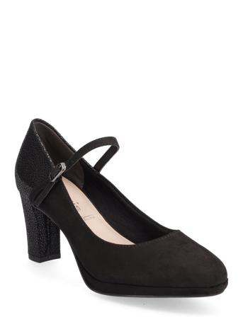 Woms Slip-On Shoes Heels Pumps Classic Svart Tamaris