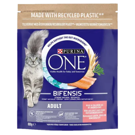 Purina ONE - Voksen laks 3 kg - Katt - Kattefôr & kattemat - Tørrfôr for katt - ZOO.no