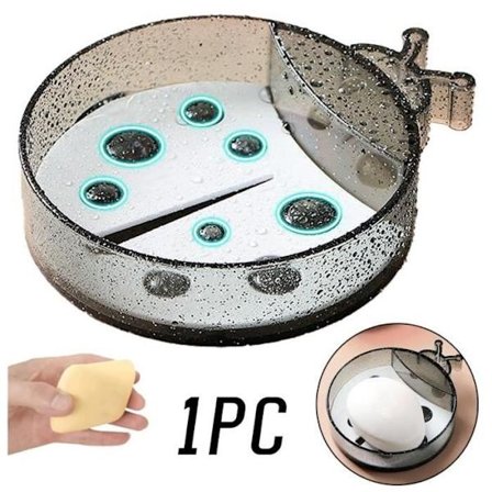 Diskställ - Nyckelpiga - Avtagbar - Dränering - PP-plast - Grå