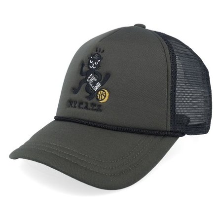 Les Deux - Grön trucker Keps - Bruno Foam Cap Forest Green A-Frame Trucker @ Hatstore