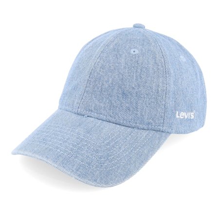 Levi's - Blå unconstructed Keps - Essential Cap Light Blue Dad Cap @ Hatstore