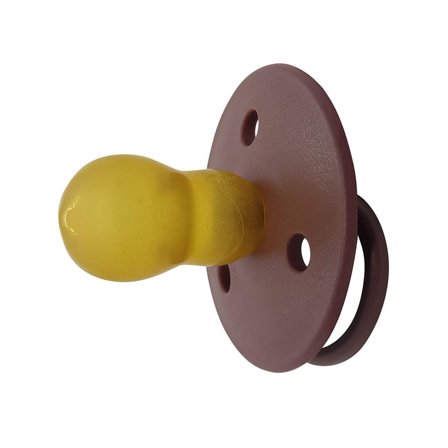 Mininor Sut Rund Latex 2-pak Lilla 6 mdr.+, Børn & Forældre, Sutter, Latexsutter