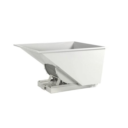 Tippcontainer, 900 liter, vit